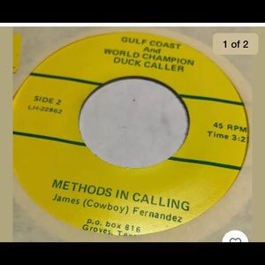 World champion Duck caller 45 record